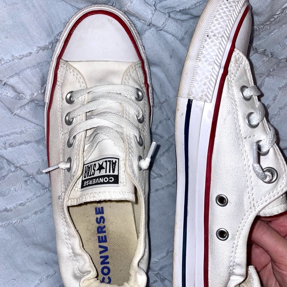 White slip on Converse ACCEPTING OFFERS - Picture 2 of 2